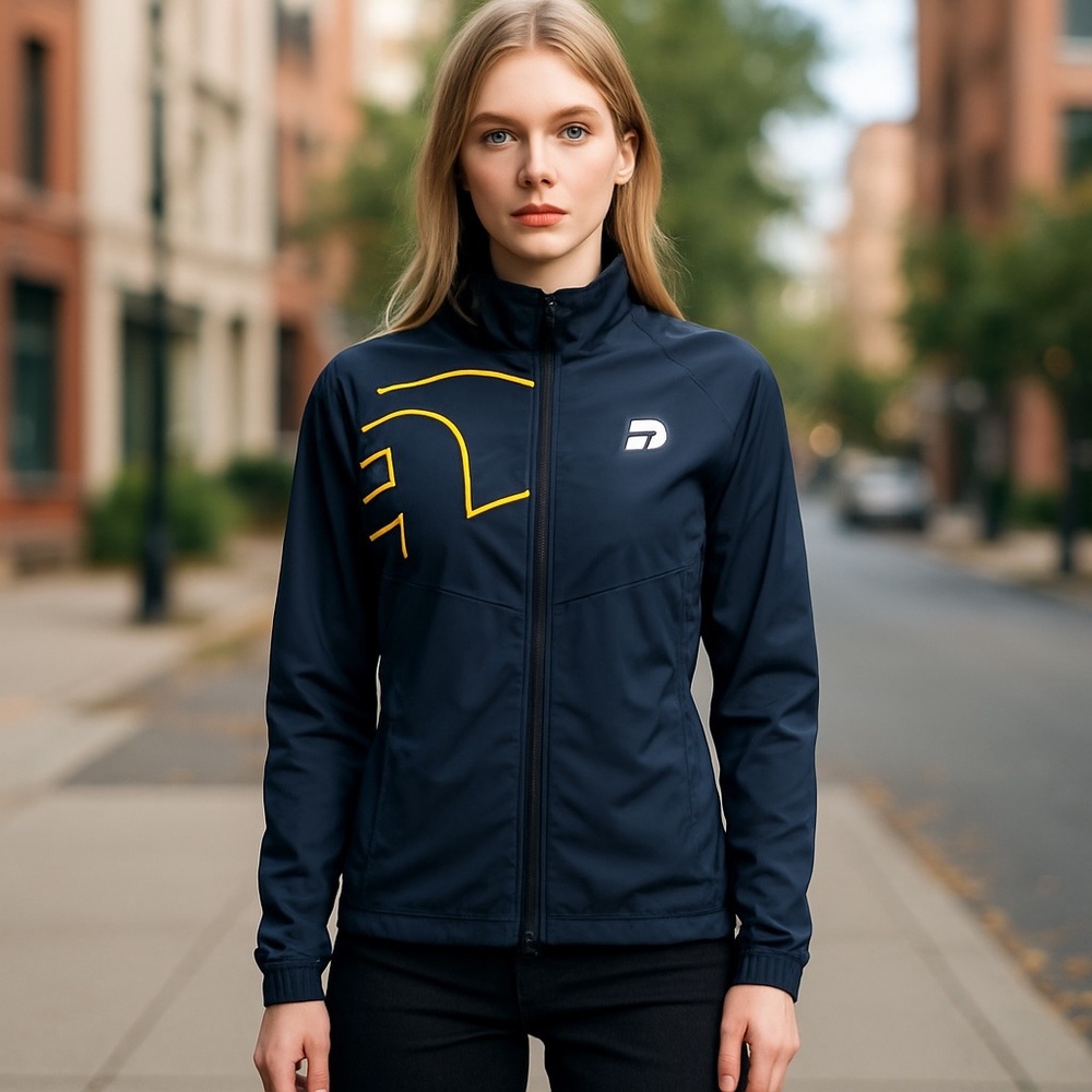 NEWLINE Black and Yellow Windbreaker Jacket